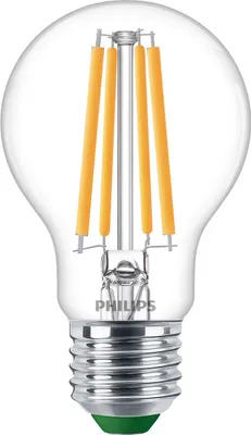 Produktbild von Philips MASTER LED Glühbirne Ultra Efficient E27 Birne Klar 4W 840lm - 830 Warmweiß | Ersatz für 60W