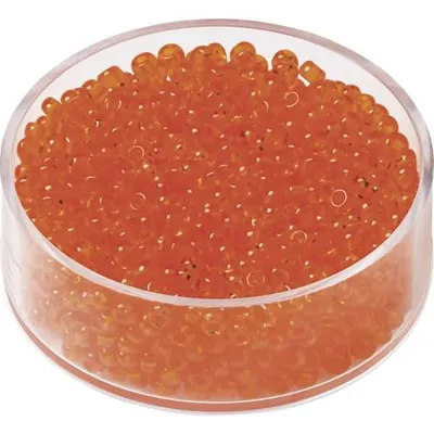 Produktbild von KNORR PRANDELL 213105148 Böhmische Rocailles Ø 25 mm Glas ziegelrot