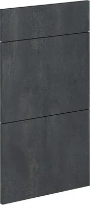 Produktbild von Küchenfront Vicco R-Line Schwarz Beton 39.6 x 70.4 cm Möbelfront für den Schubladenunterschrank, Model 42835