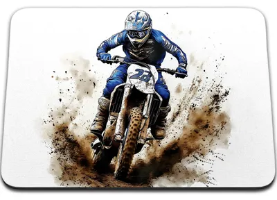 Zdjęcie produktu dla PODKŁADKA POD MYSZKĘ 24 x 20 - MOTOR MOTOCYKL MOTOCROSS