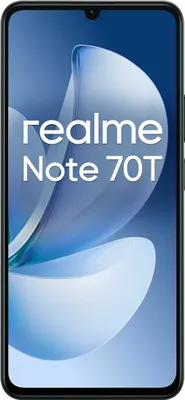 Produktbild von realme Note 70T, 17,1 cm (6.74"), 4 GB, 128 GB, 50 MP, Android 15, Schwarz