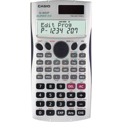 Produktbild von Casio fx-3650P Wissenschaftlicher Rechner - 2 Zeilen - Akku/Solar Angetrieben - 11,8 mm Höhe x 80 mm Breite x 159 mm Tiefe