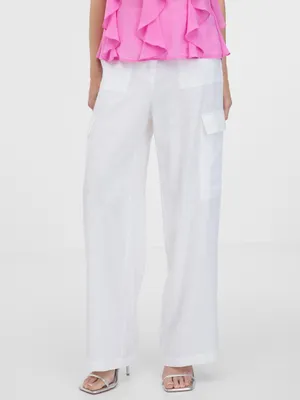 Produktbild von Orsay Weiße Damenhose mit weitem Bein 40