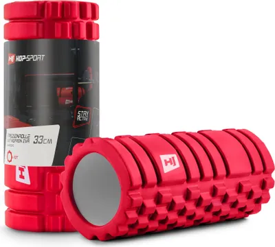 Produktbild von Hop-sport Masážní válec EVA 33cm červený, automasáž, vodotěsný materiál