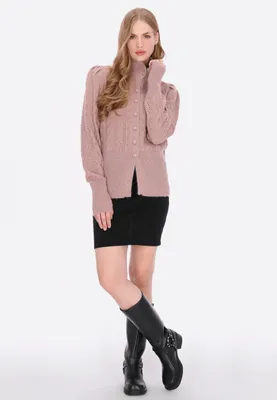 Image de Pull pour femmes SAPORTA - couleur mauve, taille XL/XXL