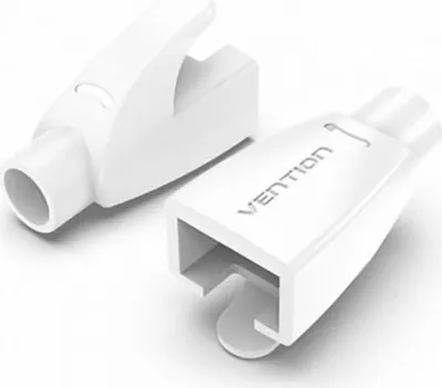 Produktbild von Vention IODW0-50, Kabelschuh, Weiß, Polyvinylchlorid (PVC), RJ-45, 50 Stück(e)