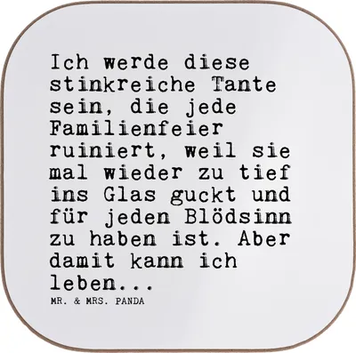 Produktbild von Mr. & Mrs. Panda Tassenuntersetzer Ich werde diese stinkreiche... - Weiß - Geschenk, Frauen, Getränkeuntersetzer, Coaster, Sprüche, Tante, Tischuntersetzer, Neffe