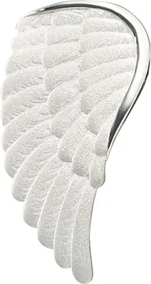 Produktbild von Schmuck Anhänger Flügel aus 925 Silber Sterlingsilber teilmattiert Halsschmuck
