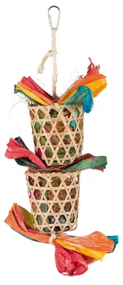 Image de Jouet naturel en sisal de 35 cm multicolore