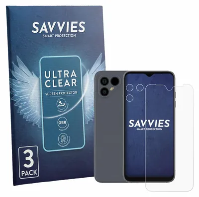 Produktbild von 6x Für Fairphone 4 (Display+Kamera) Schutzfolie Savvies Displayschutz Display Schutz Folie Klar Transparent