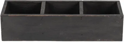 Produktbild von Clayre & Eef Holzkiste, schwarz, 33x12x7 cm