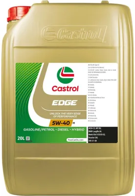 Produktbild von CASTROL EDGE M für 5W-40 20 Liter Motoröl Motorenöl Synthetisch Longlife-04 C40 511 00 9.55535-S2 Öl