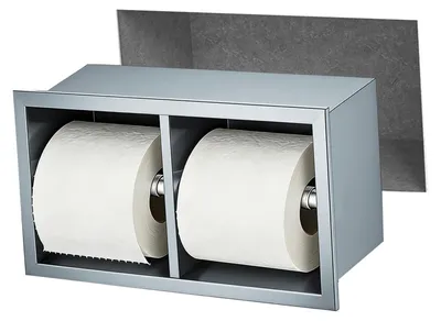 Obrázok produktu pre Solidchoice – Integrovaný držiak na toaletový papier z nehrdzavejúcej ocele 304
