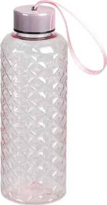Image de Gourde Excellent Houseware, en plastique AS, 7 x 20 cm, 500 ml, rose