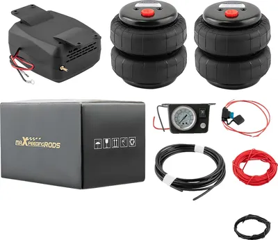 Immagine prodotto di Kit di sospensione pneumatica, sacco di sospensione pneumatica da 1134 kg, attacco singolo da 1/2" NPT, lunghezza 32 cm, larghezza 20 cm, altezza 38,5 cm