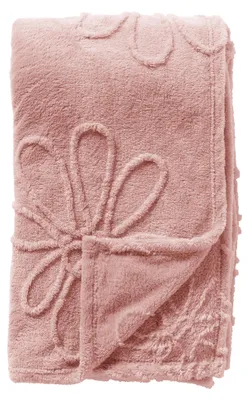 Produktbild von Dutch Decor Wohndecke Flanell-Jacquard Blenda 150x200 cm Rosa