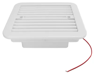 Image de Aérateurs latéraux pour camping-cars, 12 V, blancs, unidirectionnels, anti-poussière, résistants aux vents forts, pour le refroidissement, accessoire pour caravanes et camping-cars
