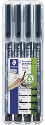 Zdjęcie produktu dla STAEDTLER Folienstift Lumocolor SFMB 4St Etui