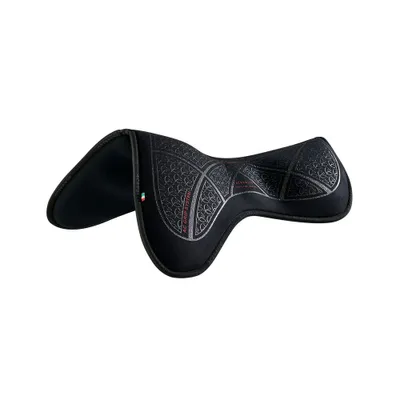 Produktbild von Acavallo Close Contact Grip System Memory Foam Half Pad, Farbe:Black/Silver, Größe:3