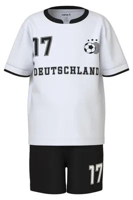 Productafbeelding van NAME IT Nmnhiteam Set, bestaande uit een korte broek en een top