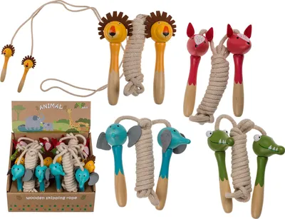 Zdjęcie produktu dla Holz-Springseil Tiere
