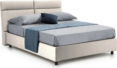 Produktbild von Annus - Doppelbett, Beige, Matratze Inklusive  Italy
