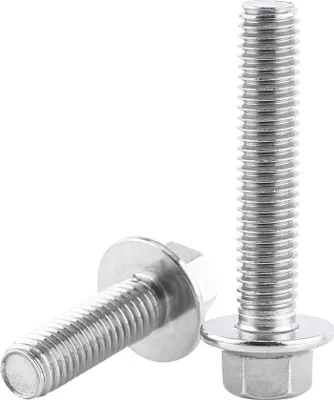 Produktbild von RVS Schrauben M8x40 mit Flenskopf - 10 Stück - RVS304 - Sechskantantrieb