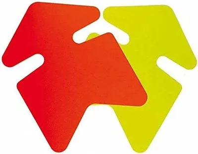 Produktbild von Famanu Set von 25 Kartonsteckkarten in Neon Gelb und Orange