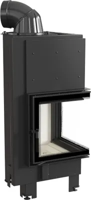 Produktbild von Kamineinsatz aus Stahl KRATKI MBN rechts 8 kW Ø 200
