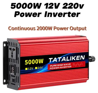 Imagen del producto de Convertidor de voltaje – Inversor – 2000W de potencia continua – 24V a 220V