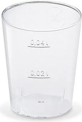 Zdjęcie produktu dla Kryształowy kubek 0,02 - 0,04 l, średnica 43 mm - 10 szt