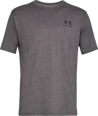 Produktbild von Under Armour Sportstyle Left Chest, T-Shirt, Erwachsener, Männlich, Grau, Einfarbig, S