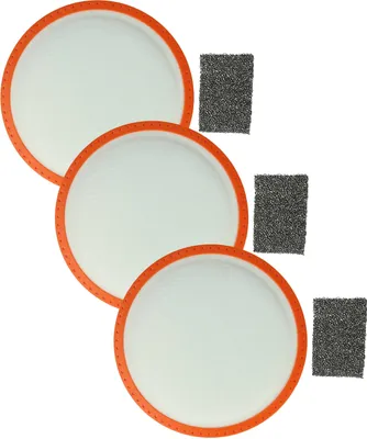 Produktbild von vhbw 6-tlg. Filter-Set kompatibel mit Dirt Devil Centec2 M2288-5, M2288-6, M2288-7, M2288-4 Staubsauger - 3x Vormotor-Filter, 3x Motorschutz-Filter