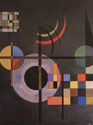 Zdjęcie produktu dla Obraz z nadrukiem Wassily'ego Kandinsky'ego - Przeciwwagi, 1935 (80 x 60 cm)