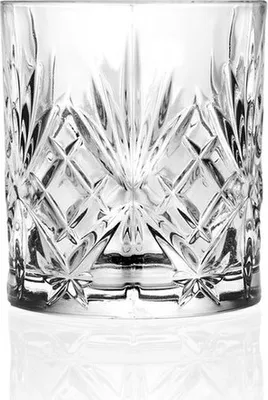 Produktbild von Whiskybecher Melodia 340 ml Trinkbecher  Kristallglas Retroschliff