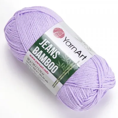 Produktbild von Yarn Art Jeans Bamboo 115 Lilac Strickgarn