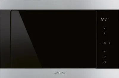 Produktbild von Smeg FMI325X Mikrowelle Schwarz, Edelstahl Grill-Mikrowelle Integriert 25 l 900 W