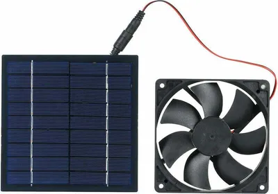 Produktbild von Solarbetriebener Ventilator, 20-W-Solarventilator, IP65 wasserdicht, für Wohnwagengewächshaus, Hühnerstall, Hundehüttendach