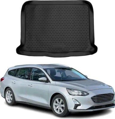 Image de OMAC Tapis de coffre pour Ford Focus 5Portes 2018-2025 en caoutchouc Noir