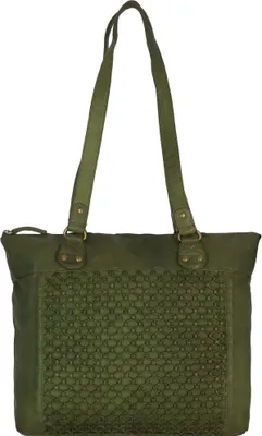 Produktbild von Greenland Nature Femi & Nine Schultertasche Leder 35 cm