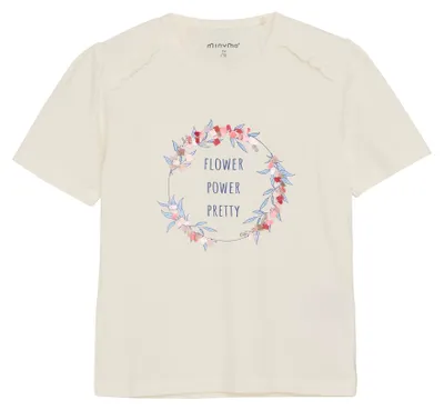 Image de MINYMO - T-shirt à manches courtes, coupe unie, pour enfants. T-shirt en mélange de coton, coupe classique