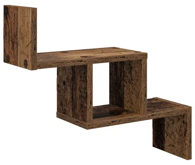 Immagine prodotto di vidaXL Mensola da parete in legno di recupero, 48 x 15 x 42 cm, materiale composito in legno