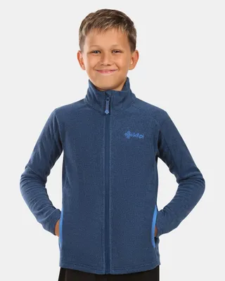 Immagine prodotto di Felpa in pile per bambini KILPI GLAMER-J ZJ0203KI, colore blu scuro, taglia: 98