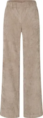 A pair of brown corduroy pants.