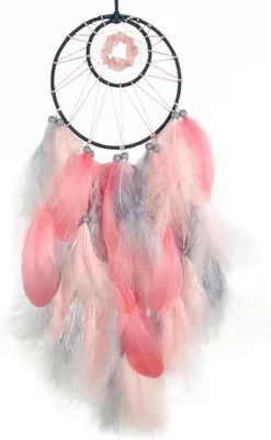 Obrázok produktu pre Dromenvrána 65 cm, ručne vyrobená, vintage perie, bohémsky štýl, na dekoráciu stien