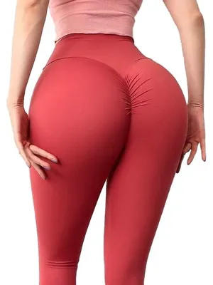 Productafbeelding van Dames Yoga Leggings met Hoge Taille en Hip Push Up Effect