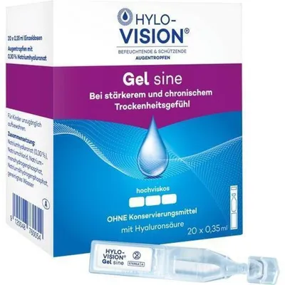 Image de Hylo-Vision Gel sine Collyre, 20 pces. Ampoules