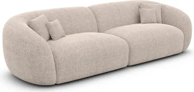 Produktbild von Strukturstoff 4-Sitzer Couch Gaia Beige