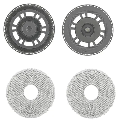 Wischpads mit Halter, 2er-Set, für Dreame Saugroboter