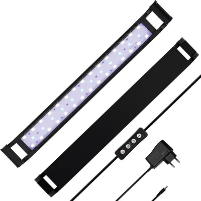 Obrázok produktu pre TolleTour 75-90cm LED akvárium osvetlenie akvárium ryby nádrž lampa plné spektrum rastlín svetlo pre rast akváriových rastlín